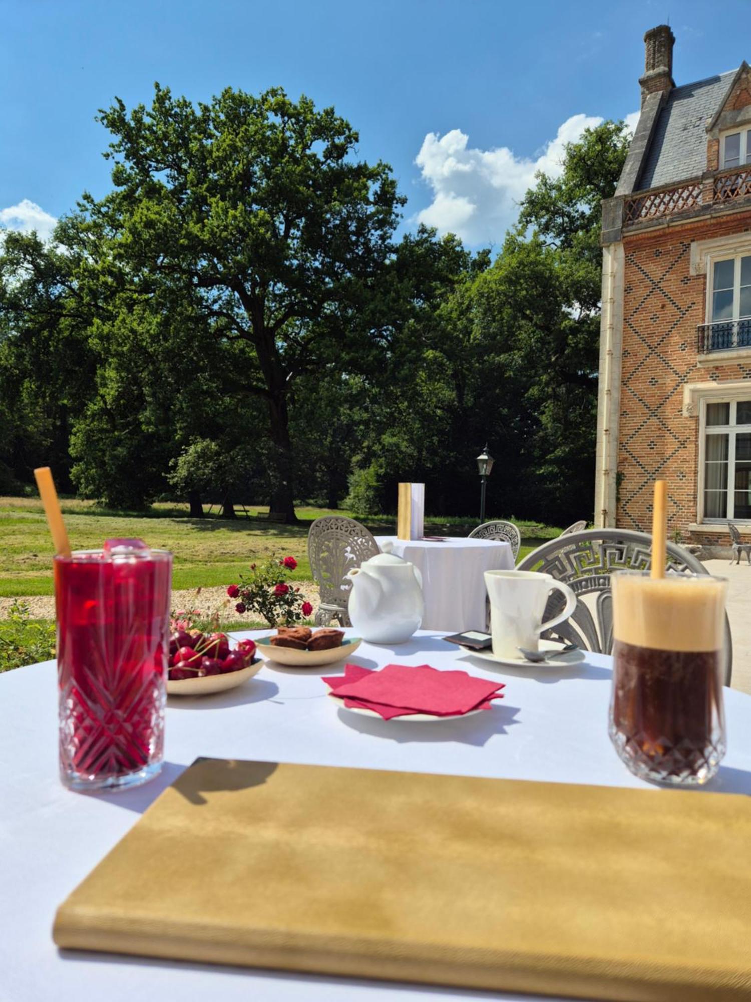 Hostellerie Du Chateau Les Muids La Ferté-Saint-Aubin エクステリア 写真