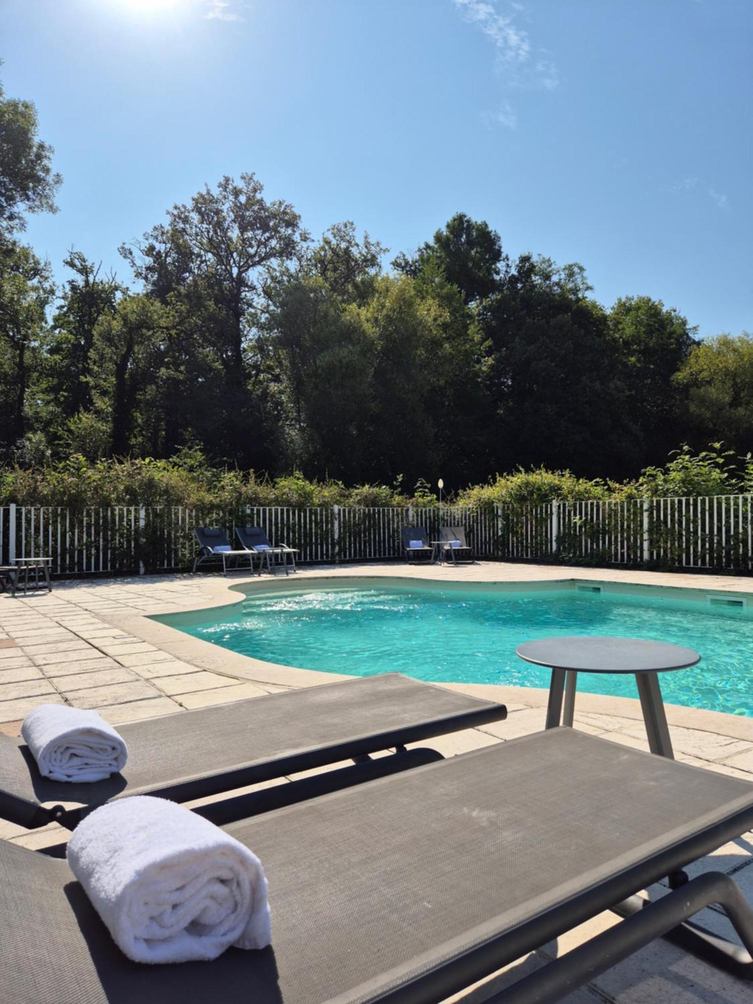 Hostellerie Du Chateau Les Muids La Ferté-Saint-Aubin エクステリア 写真